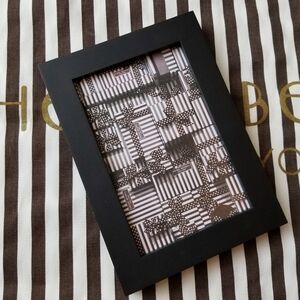 ❗Henri Bendel Izak Zenou Promo Display Art on Black Wood Frame❗
